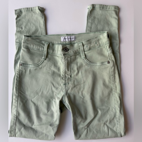 James Jeans Twiggy Ankle Mermaid Mint Skinny Jeans 27 - Picture 2 of 6